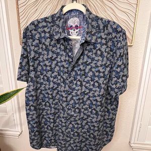 Robert Graham Men's short sleeve button down XL